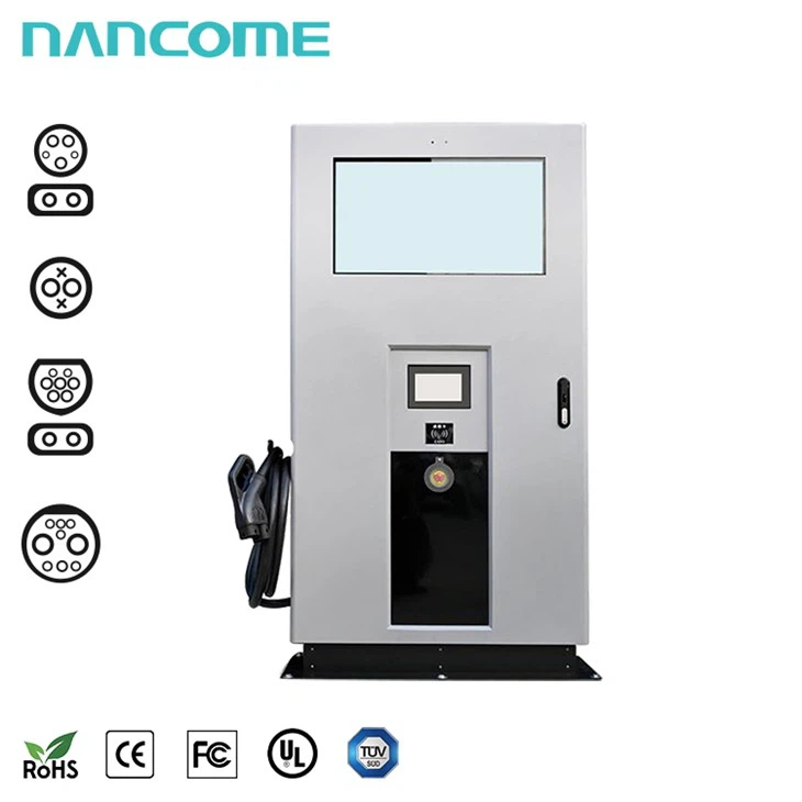 Kommerciel el-oplader med farvedisplay